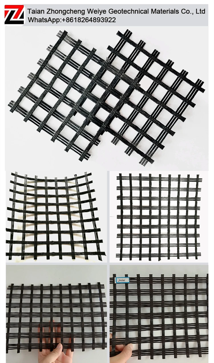 Fiberglass Geogrid Biaxial Glass Fiber Geogrid For Asphalt Road Glass fiber grid