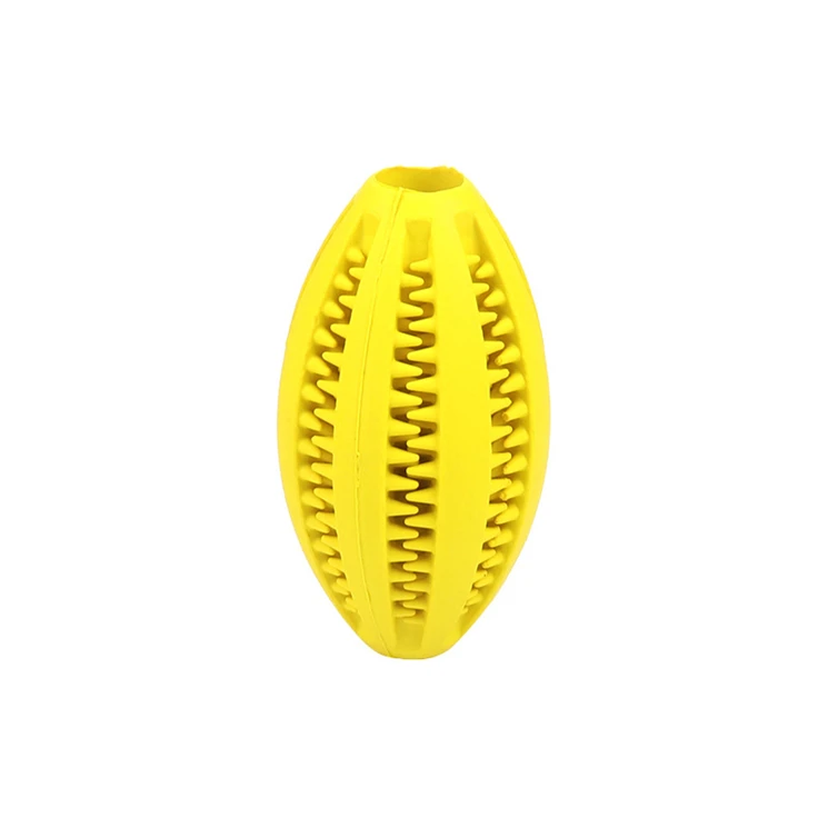 Pet IQ Training Playing Chewing Bite Resistant Durable Dog Ball Toys Chewers Teething Cleaning Soft Rubber Ball Toys for Dog