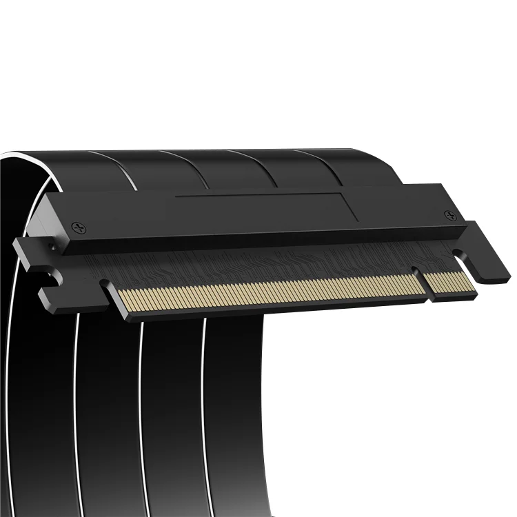 Extreme High Speed Rotatable Riser Cable Pcie 3.1 Pro 16x 90 Degree Vertical Gpu Mount Gpu Extension Cable
