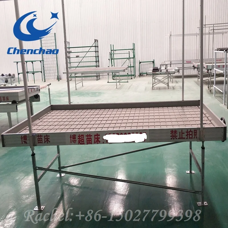 Hydroponic grow table danish rolling bench flood trays for propagation