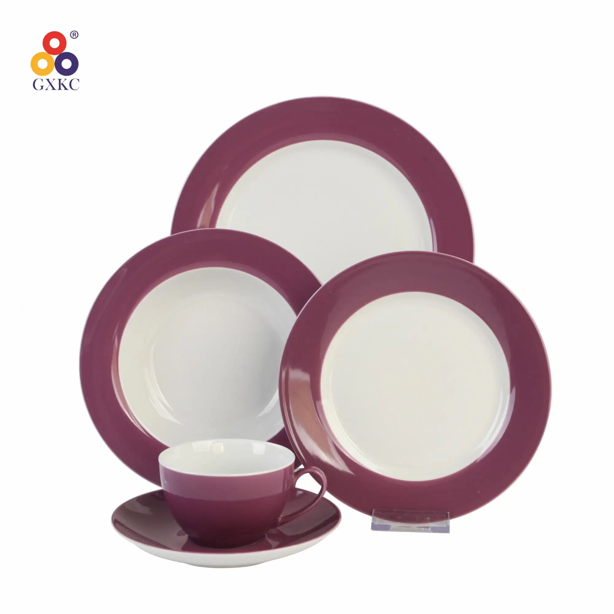 elegant style camping china tea & saucer set ceramic coffee cup