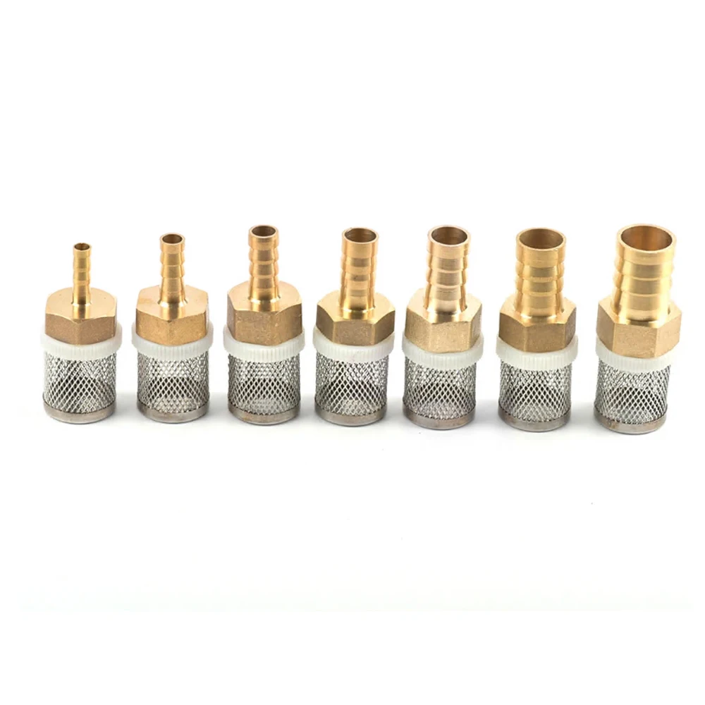 6MM-19MM Car Wash Filter Strainer  Sprayer Pump Filtering Net Stainless Steel Mesh Hose Filter Pagoda Brass Fitting