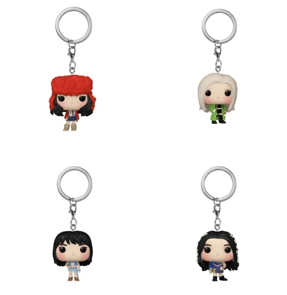 Hot selling keychains Korean Idol Star Combination Keychain J-hope Jung Kook V Jimin Jin Suga RM Figure Pendant model Toys 4cm