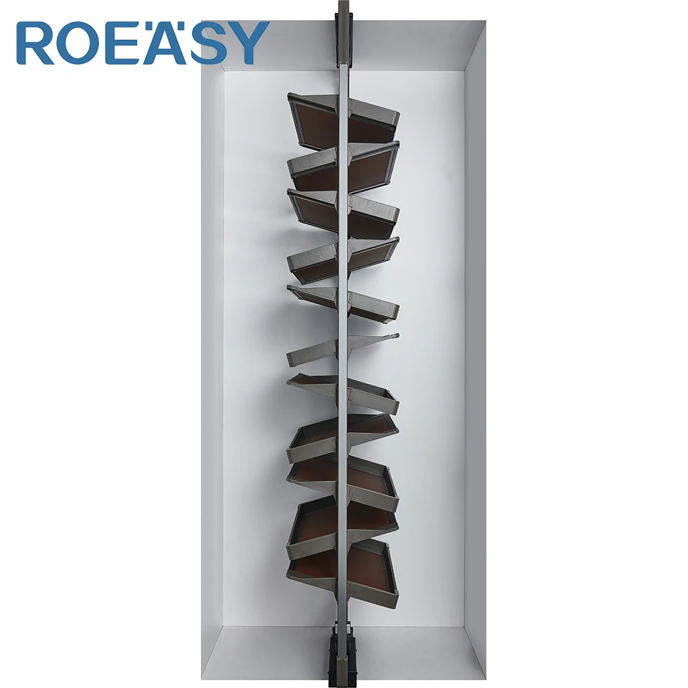 ROEASY 4/6/8/10/12 Tiers Tall Shoe Rack Boots Shoes Organizer Storage Sturdy Rotate Revolving Shelf Closets Shoe Storage