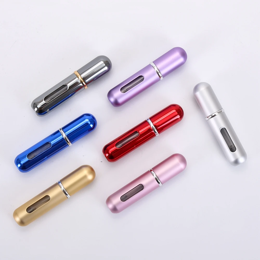 5 мл Легкий в путешествии набор алюминиевых парфюмерных распылителей