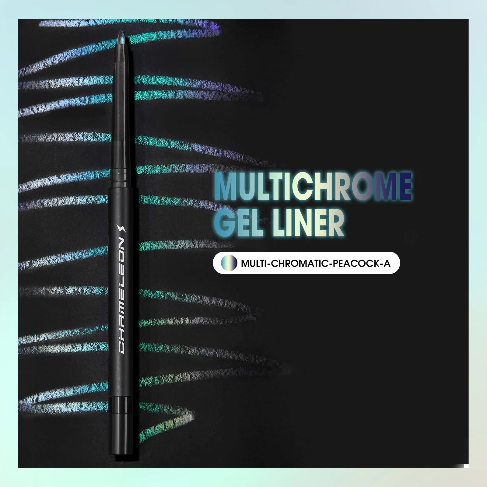 Private Label Holographic Colors Waterproof Eyeliner Pen Chameleon Pigment Eye Liner Eyeshadow For Makeup