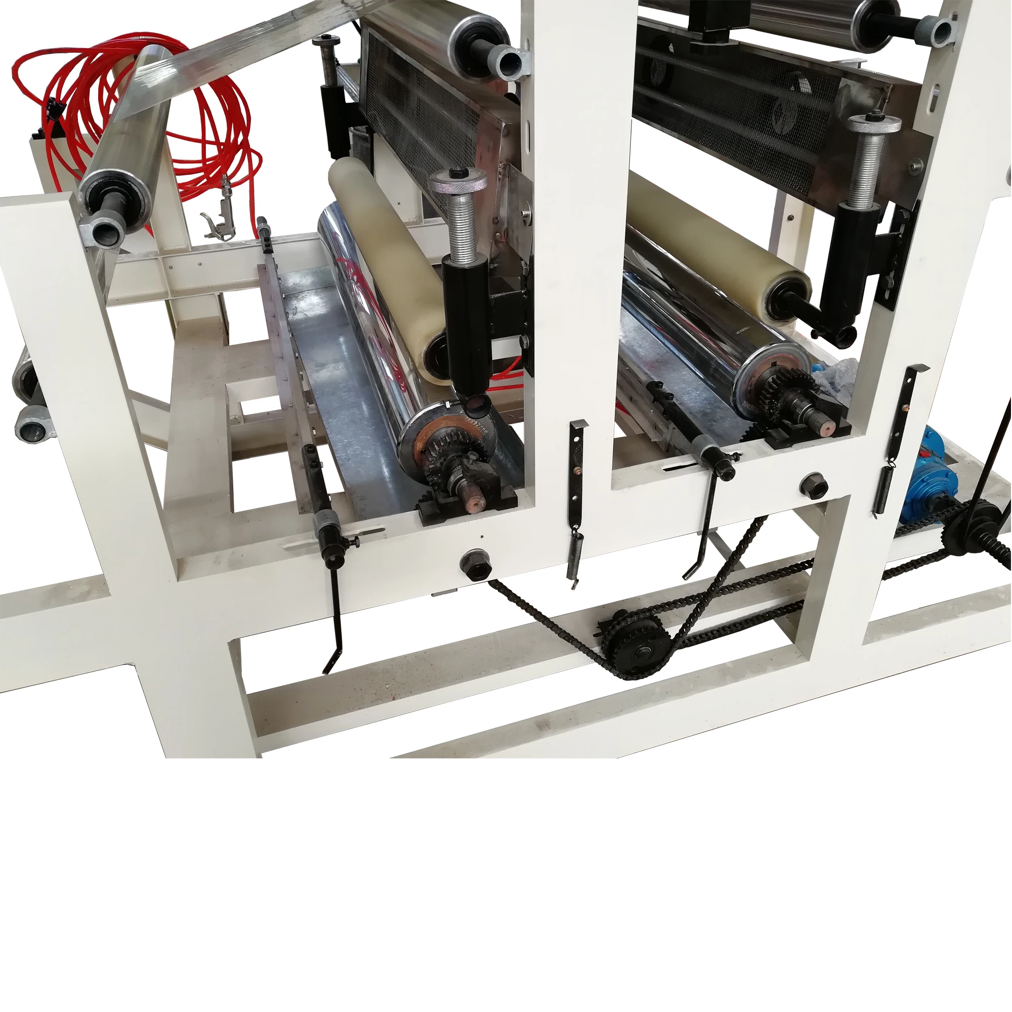 new design high quality simple coating machine for printed tape bopp tape coating machine price skotch tape gluing machine