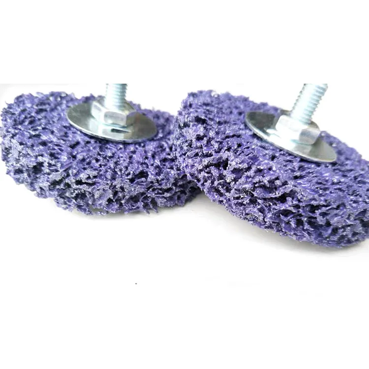 black purple blue Ceramic Zirconia metal silicon carbide clean strip disc  6mm shaft for rust removal abrasive grinding wheel