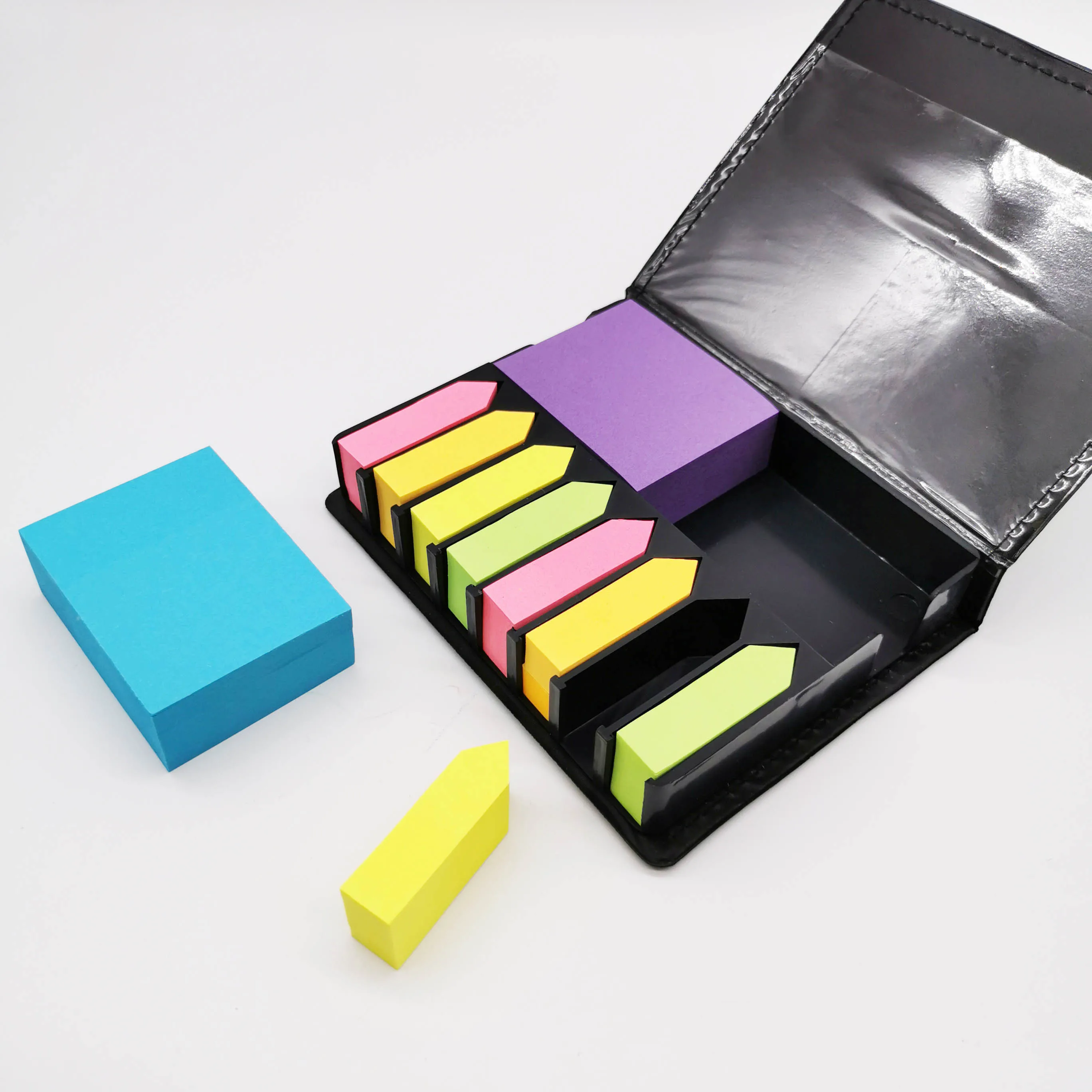 Personalized Stylish Customized Colorful Paper Logo Office Sets In Box Sticky Notes