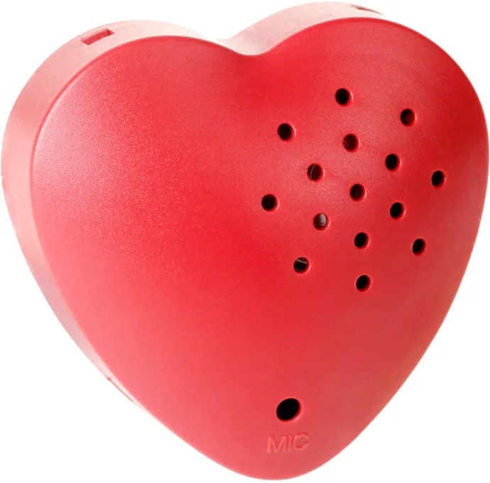 Hot Sale Small Size Heart Shape Sound Voice Recorder For Stuffed Toys  Plush Toys