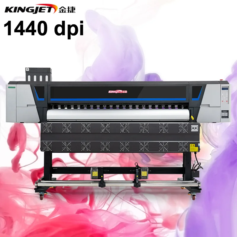 Kingjet 1.6m 1.8m 3.2m dx5 xp600 printhead Wallpaper Printer Digital Print Machine Machine For Sale
