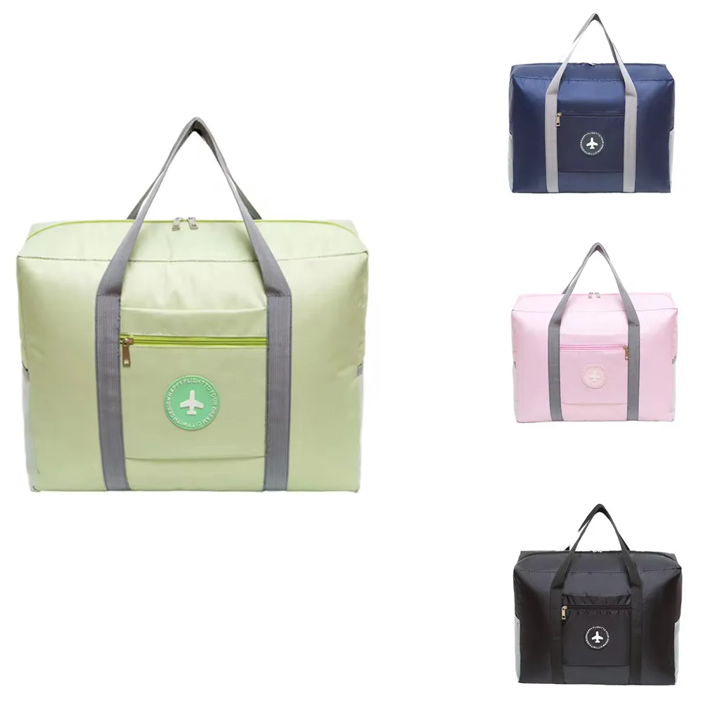 Fashion Small Fresh Trolley Bag Wholesale Portable Hand Luggage with Zipper Closure Clothing Storage Bag for Travel
