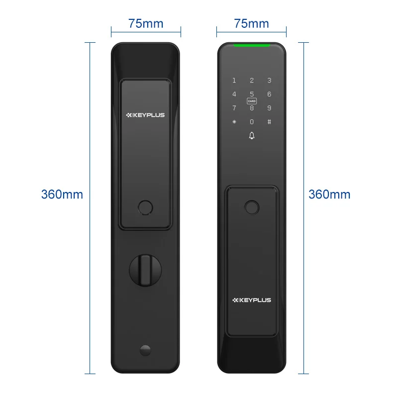 Factory Price Wifi Smart Lock Fingerprint Password Code Card Tuya ttlock APP Remote Control Finger Print Door Lock