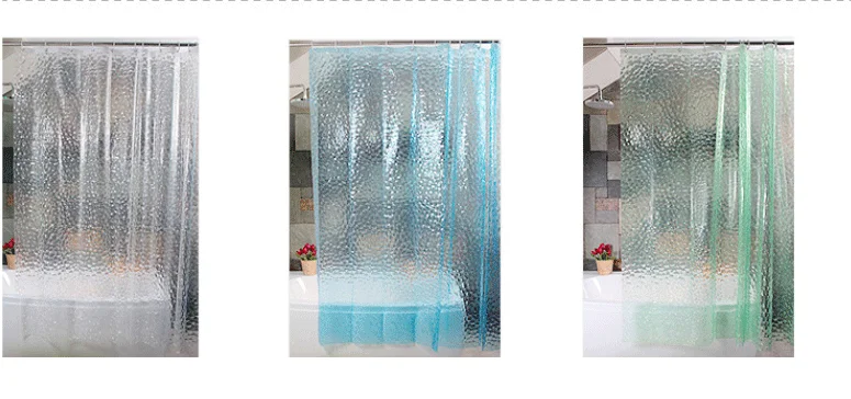 
hot selling polyester waterproof shower curtain peva 
