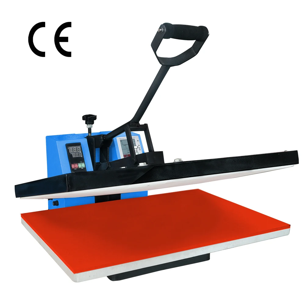 CE 38X38 высокое давление сублимационная печать ручной тепловой пресс для футболок и плоских изделий