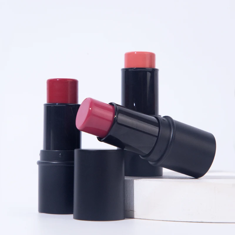 LOW MOQ Factory Face Makeup Blusher Multi Colors Deep Skin Long-lasting Moisture Vegan Blush Stick