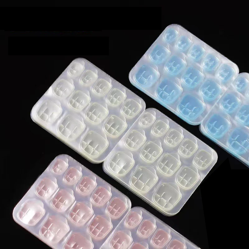 Double Sides Nail Glue Sticker Fingernails Adhesive Transparent Jelly Adhesive Diy Nail Glue Sticker Enlarged Size Sticker