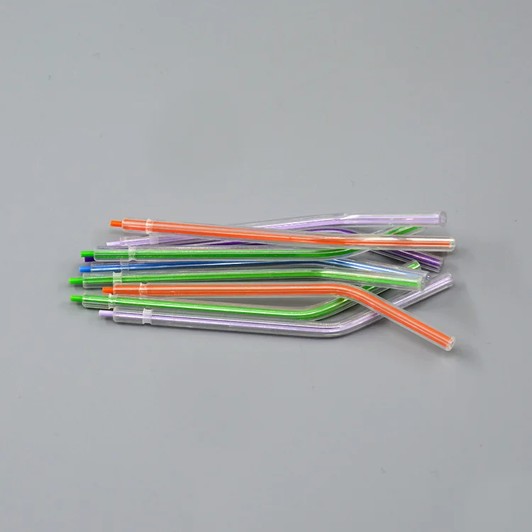 
2021 lowest price Colorful Dental Tubes Disposable Air Water Syringe Tip 3-Way Syringe 