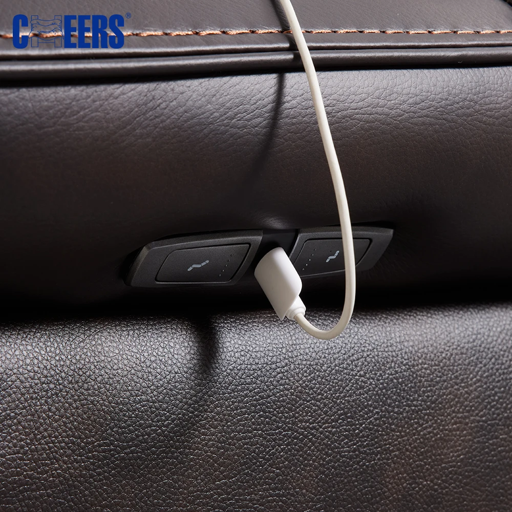 MANWAH CHEERS Grey Modular Furniture Recliner Couch 4 Seater Sectional Sofa Reclining Corner Leather Living Room Set