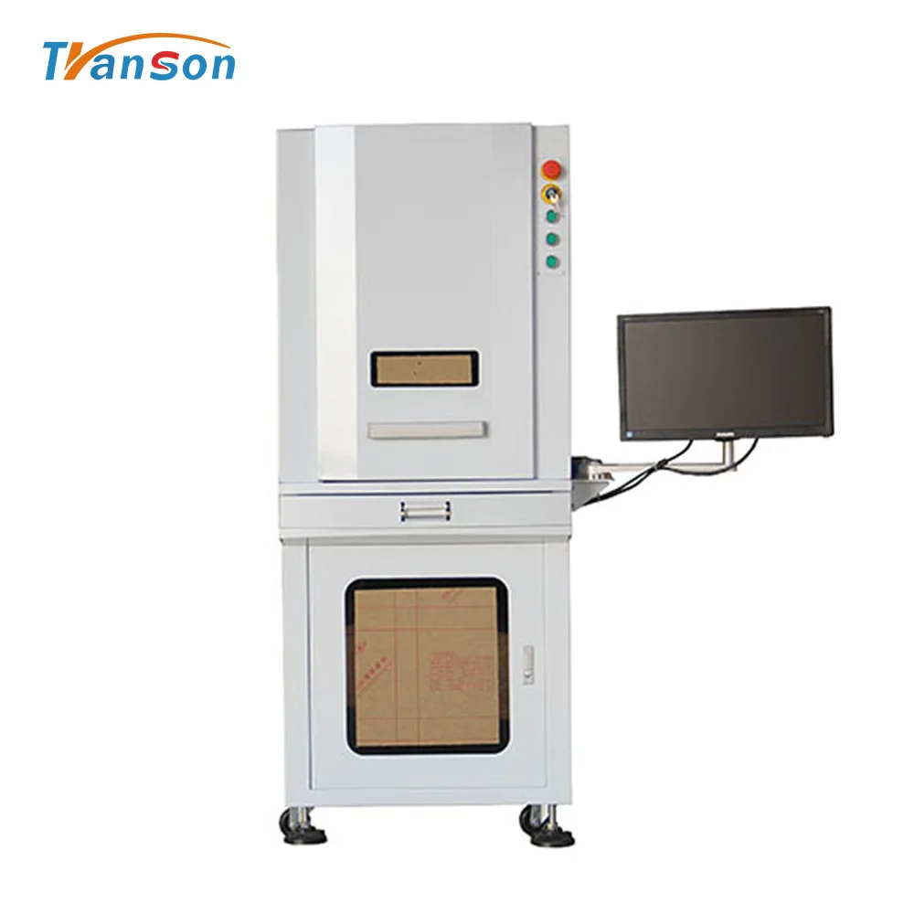 Enclosed Fiber Laser Engraving Machine laser marking machine for jewelry Metal