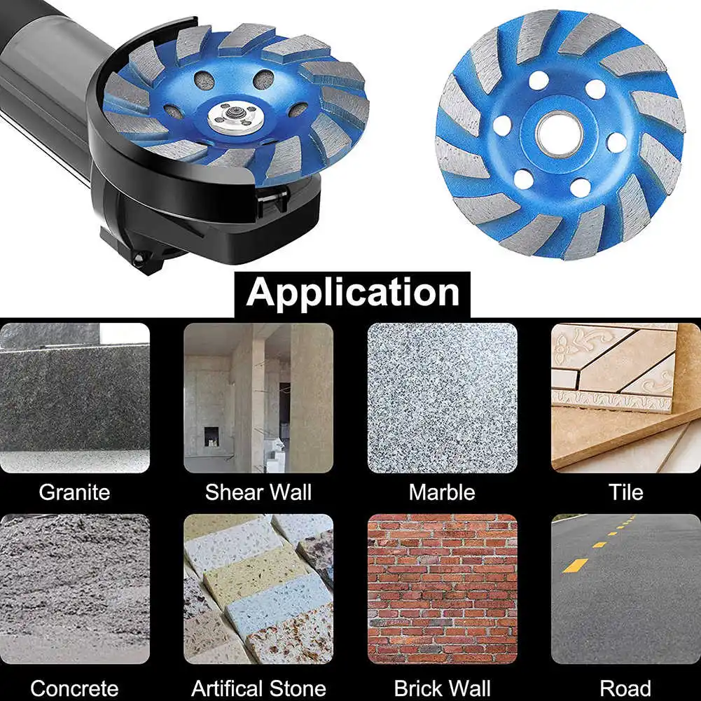 China Supplier High End Durable Using Hardware Tools 125 mm 5 inch Polishing Diamond Disc Grinding Wheel for Marble