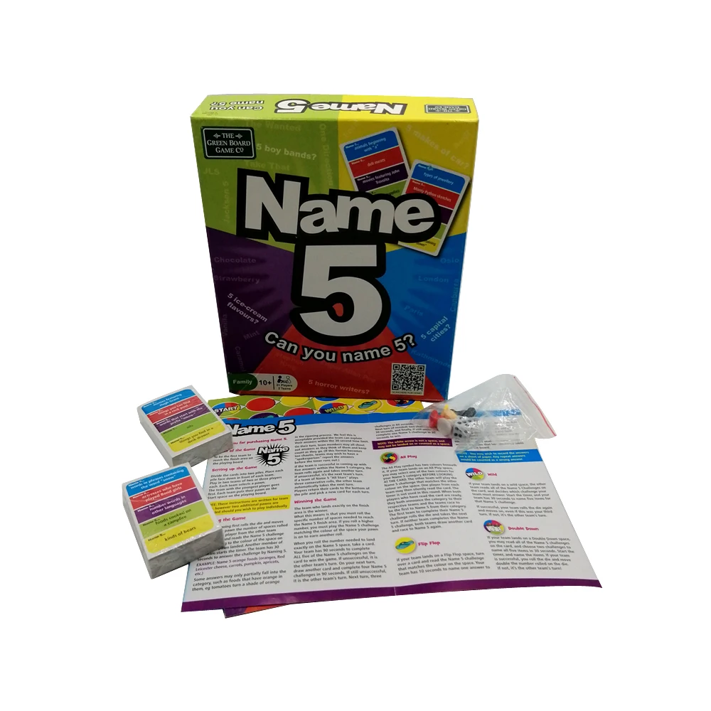 Wholesale printing customized bloodborne patchwork taboo  muerte tabletop miniatures minute to win it board game