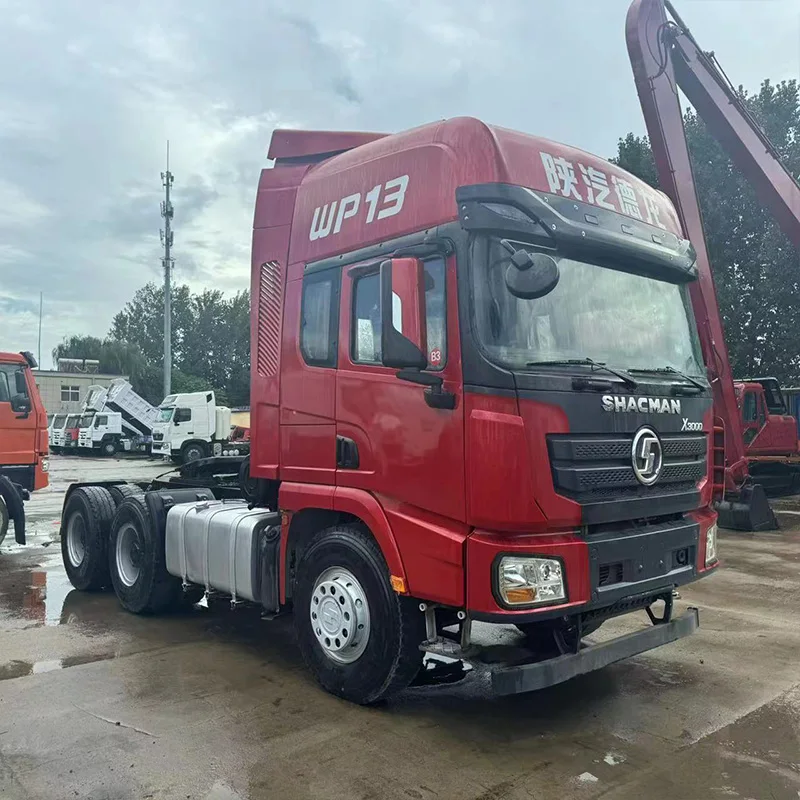 Best sale chinese shacman X3000 6x4 10 wheel prime mover truck head euro2 380hp used tractor truck