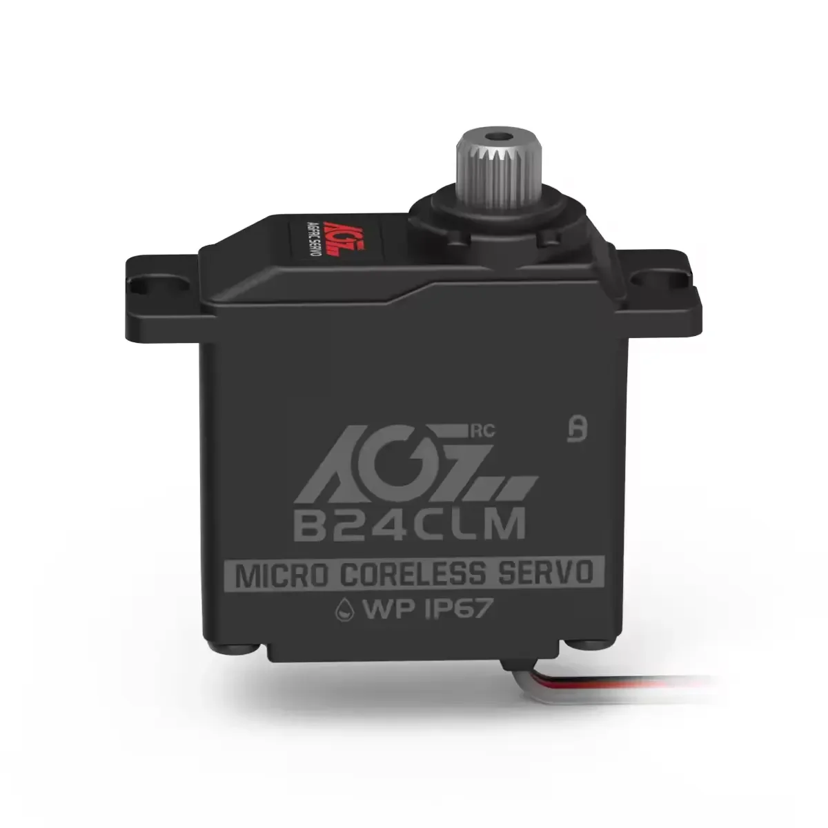 AGFRC B24CLM 6 0 кг Крутящий момент 0085 сек CLS двигатель небольшой пластиковый корпус IP67 водонепроницаемый мини-сервопривод для 1/16 радиоуправляемого автомобиля E-Revo