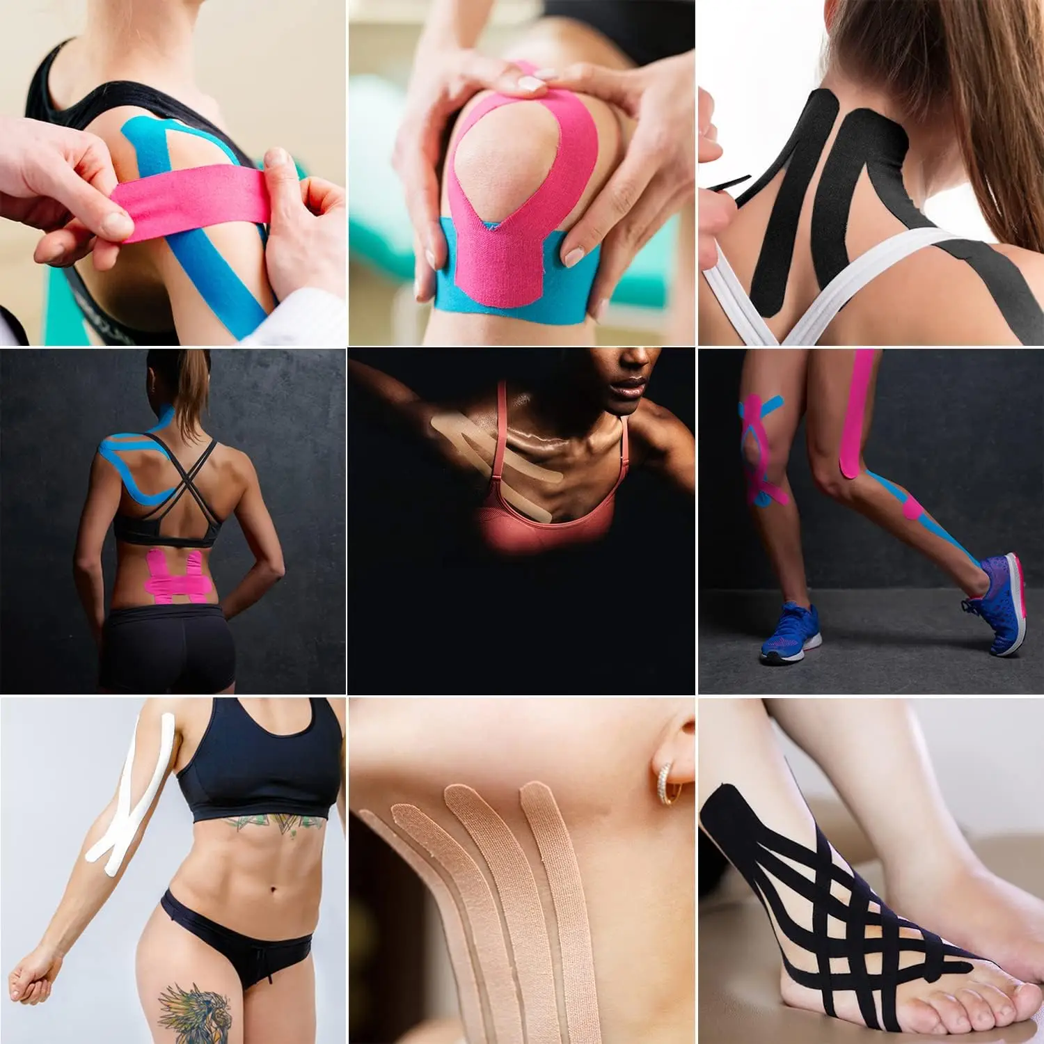kinesiology tape custom print kinetic tape custom athletic tape