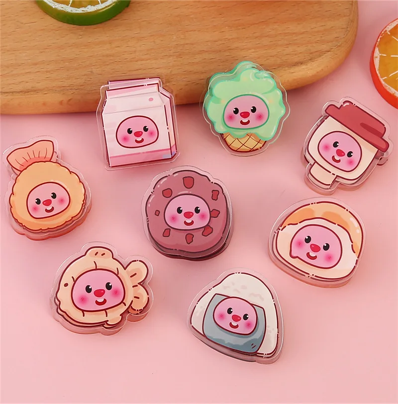 Acrylic PP clip cute folder animation account folder LOW price kawaii cartoon anime two-sided custom plastic clip