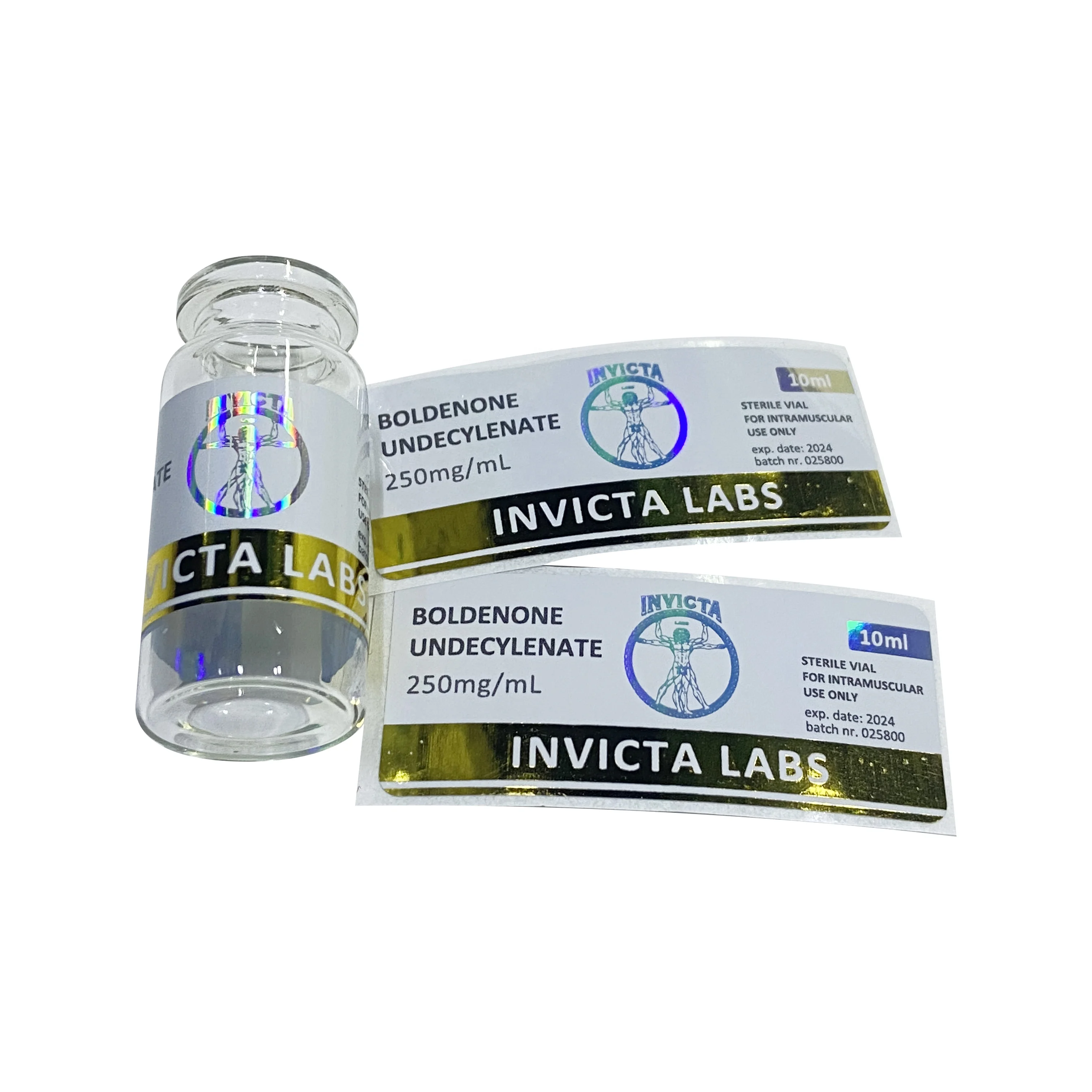 Vial Label Sticker Injection For Bodybuilding Steroid