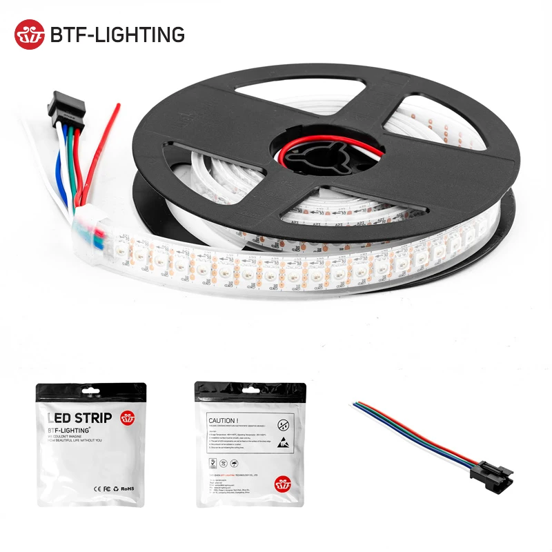  Цифровая светодиодная лента btf ip30 ip65 ip67 12 в rgb типа GS8208