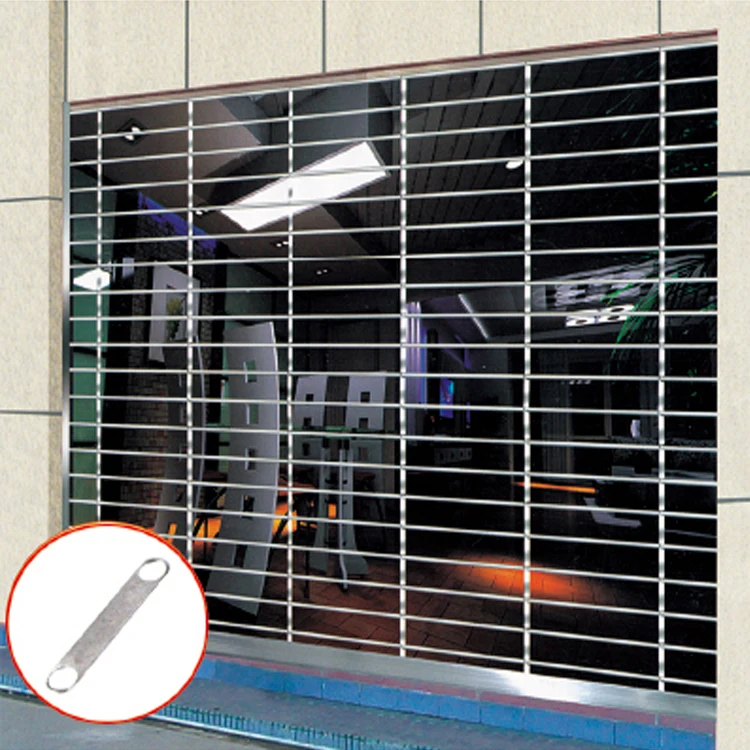 China foshan supplier electric motorized roll up doors automatic stainless steel perforated roller shutter door