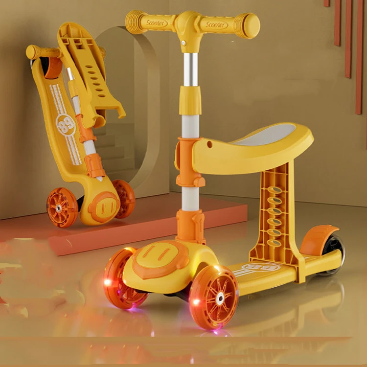 Распродажа, детский трехколесный скутер с педалью из полиуретана, распродажа