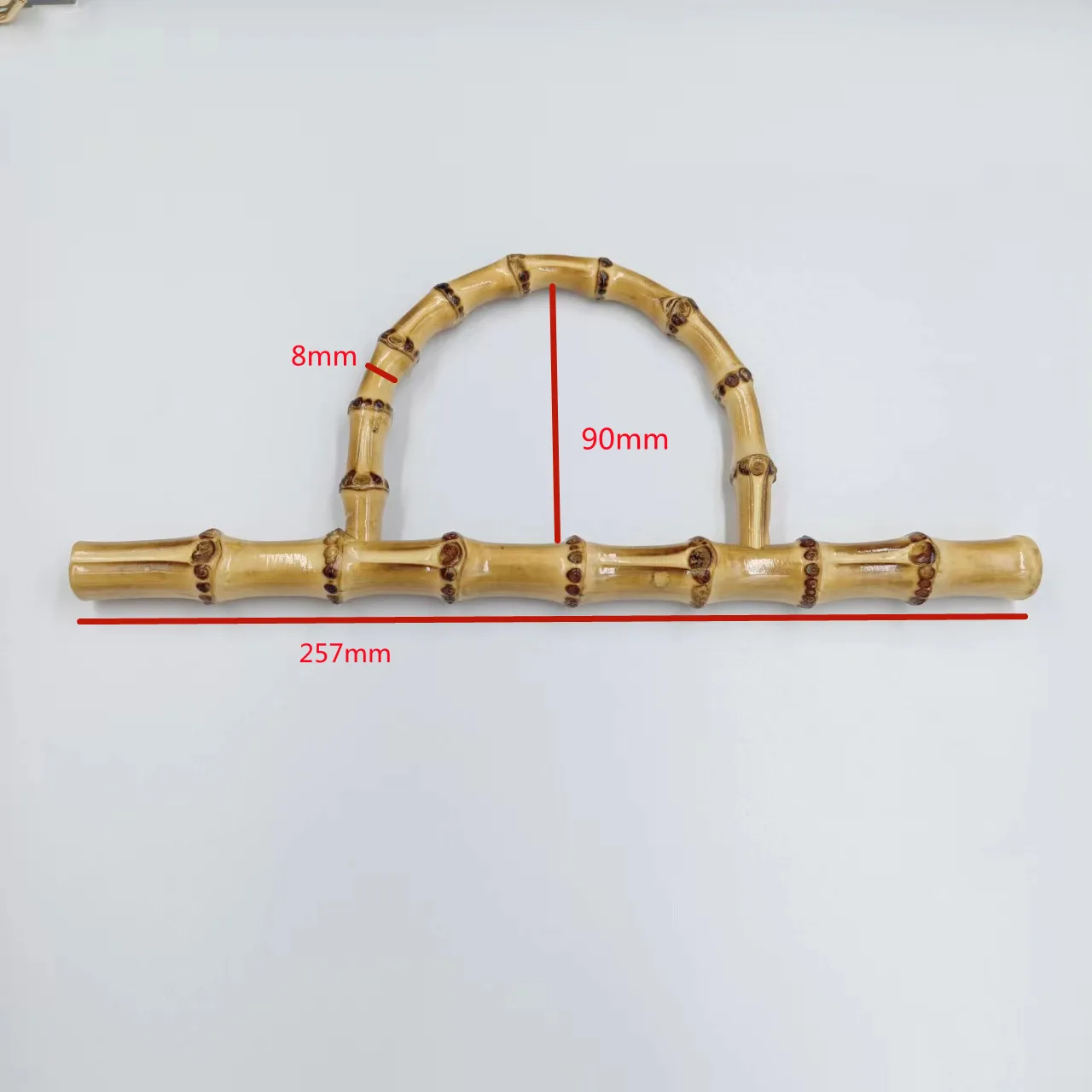 Factory wholesale bamboo bag handles Semicircle handle for handbags Bag Accessories