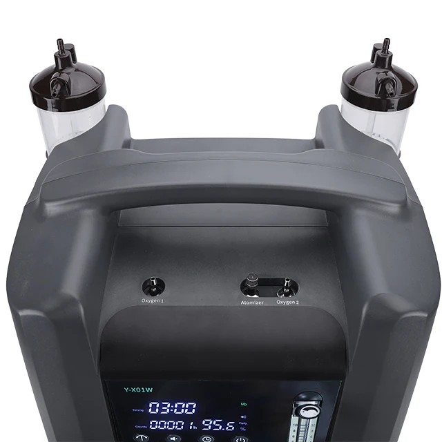 Dual output Medical device 10lpm oxygen concentrator CE high flow oxygen supply Home Concentrador De Oxigeno Oxygene respiratory