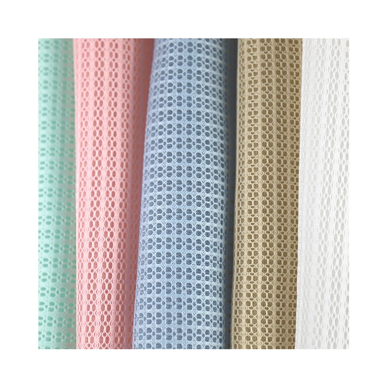 100% Polyester Air Knitting Mesh Fabric for Sport Bags Add Pvc Coated Polyester Textile Fabric