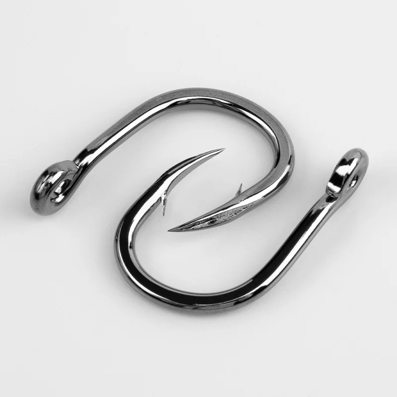 high quality sea fishing carbon steel single hook 13 size 1/0-10-0 1# 2# 4# saltwater fishing hook Cut Gorilla