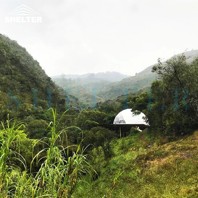 28m2 Outdoor Camping Tent Oval Dome Shell Dome Tent for Outdoor Camping in Japan