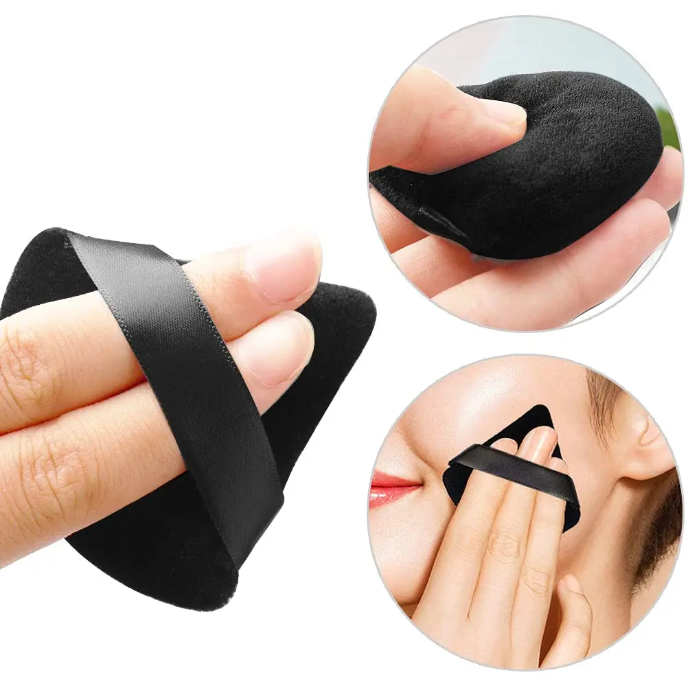 Triangle Soft Face Makeup Powder Puff Face Triangle Makeup Puff Private Label Triangle Powder Puff For Body