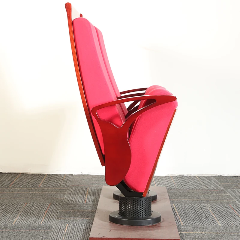 Китайский поставщик, функциональные лекционные кресла для кинотеатра, удобные деревянные стулья для концертных залов