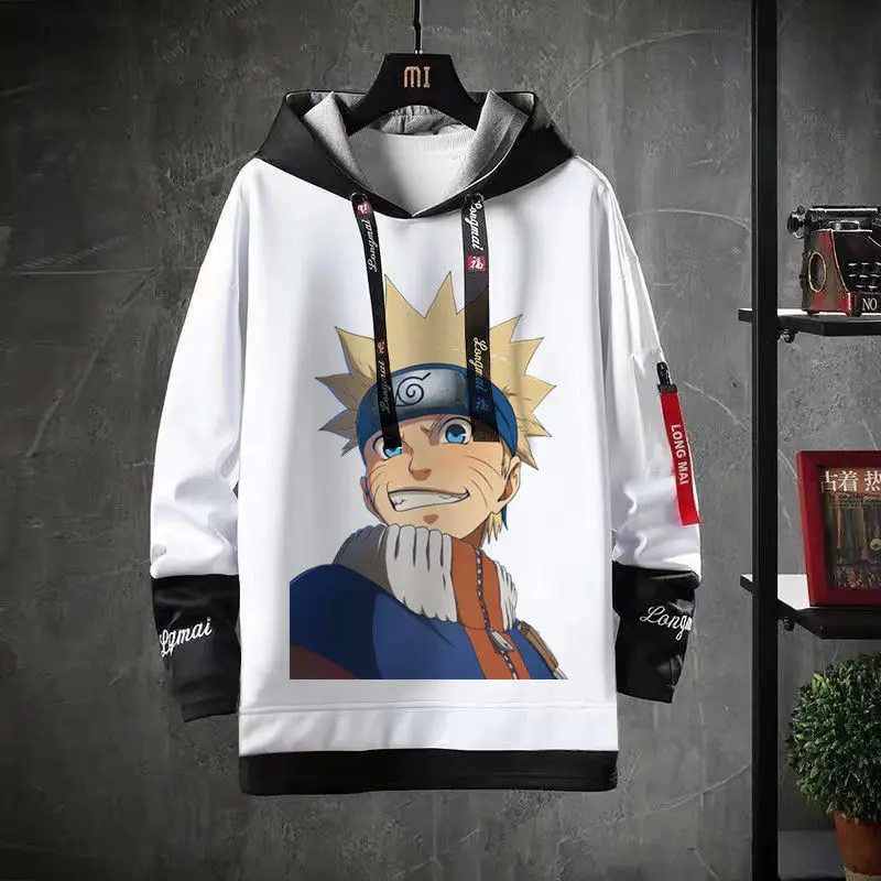 anime narutos one piece hoodies Autumn winter season clothing warm color-proof hoodies