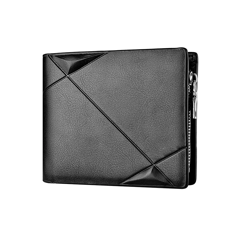 Fashion money fingerprint popup engraved cash envelope male crocodile wallet set for man rfid