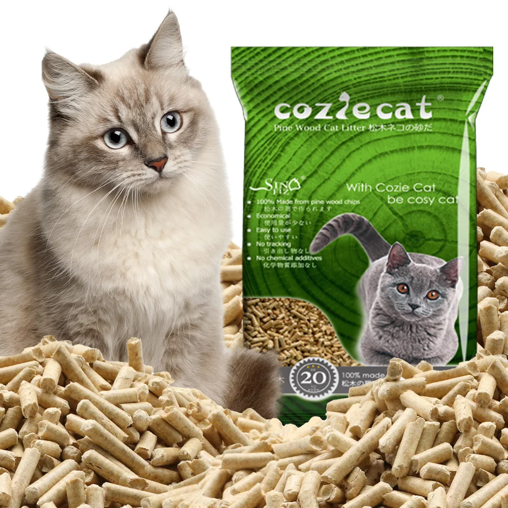 Cheap wood pellets Pine Wood pet safe cat litter wholesale price