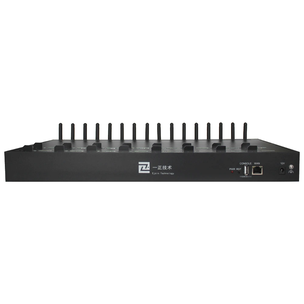 multi sim support call and sms modem 16 port 16 sim slots bulk sms and voice modem  voip  gsm wcdma  gateway