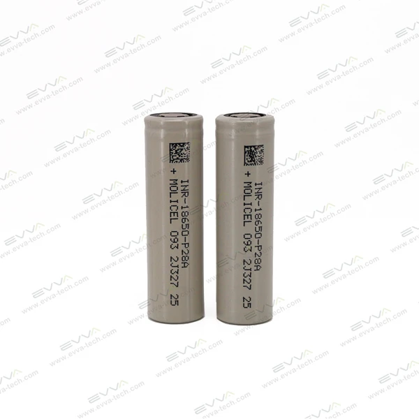 Литий-ионный перезаряжаемый аккумулятор Moli P28A высокой мощности 18650 35A 3,6 В 2800 мАч для электроинструментов