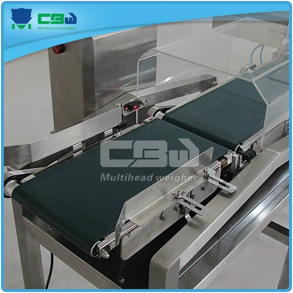 Automatic Check Weight Machine Food Weighing Machine Check Weigher For Combination Scale Packaging System