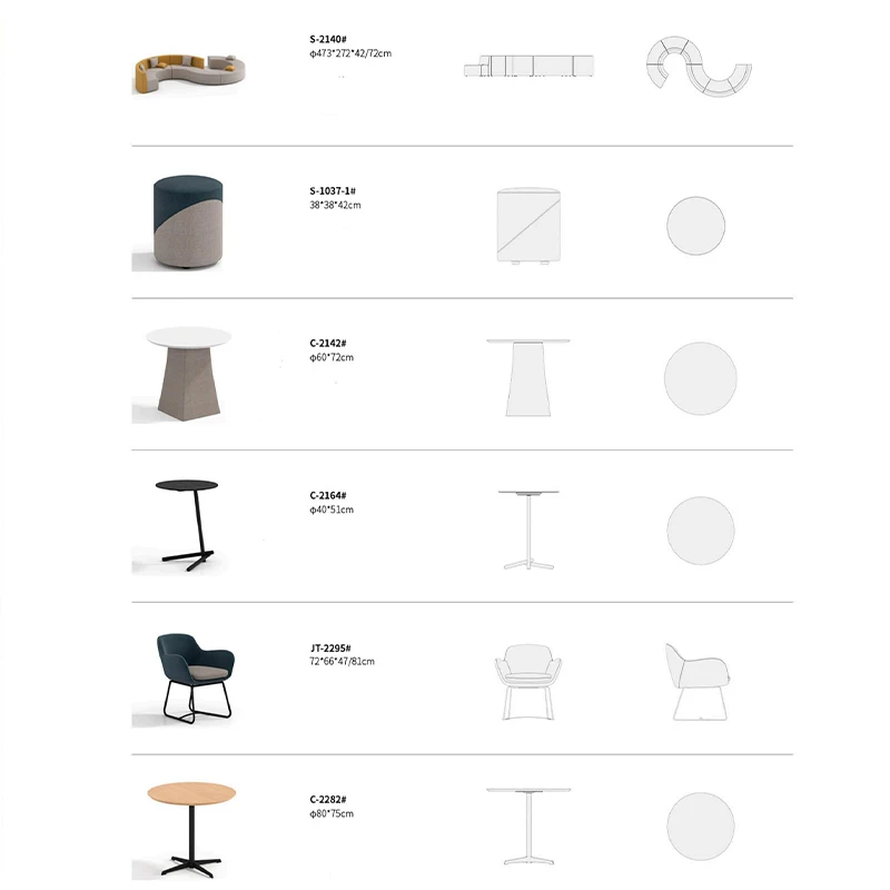 Modern S-shaped Public Area Sofa Library Modular Seating Sofa Set Couches Lounge Furniture Waiting Area Office Sofa