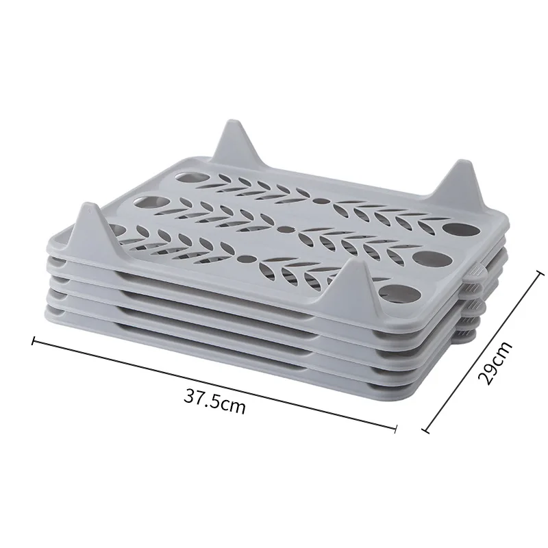 Multifunctional Lazy Clothes Folding Board Portable Shirt Dividers Laundry Stackable Board Clothes Storage Organizers