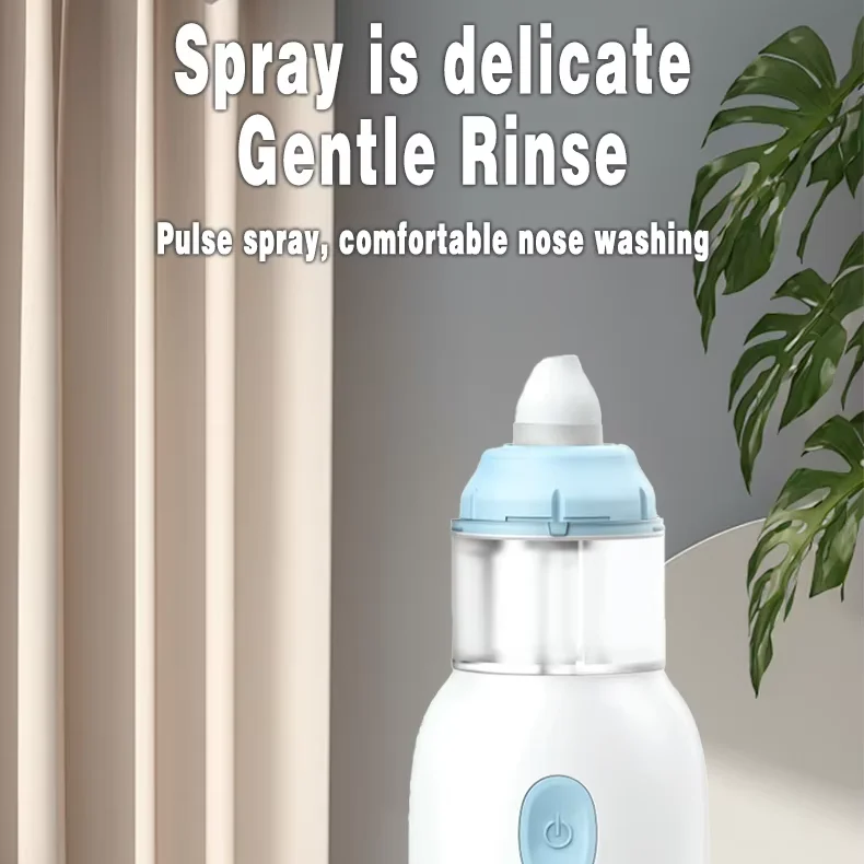 Electric spray nasal cavity washer one machine two purpose sinusitis nose clean with rechargeable battery